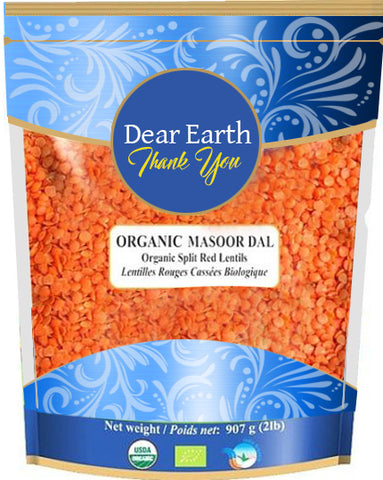 ORGANIC RED SPLIT LENTIL (MASOOR DAL)